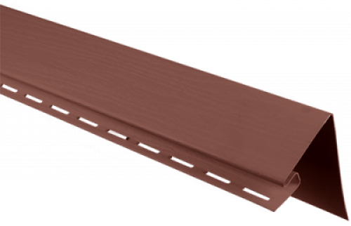 Планка околооконная Красно-коричневая Т-17  -  3,00м. (А)