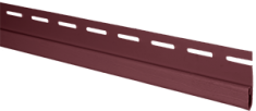 Сайдинг Планка финишная, 3000 мм, цвет Гранатовый